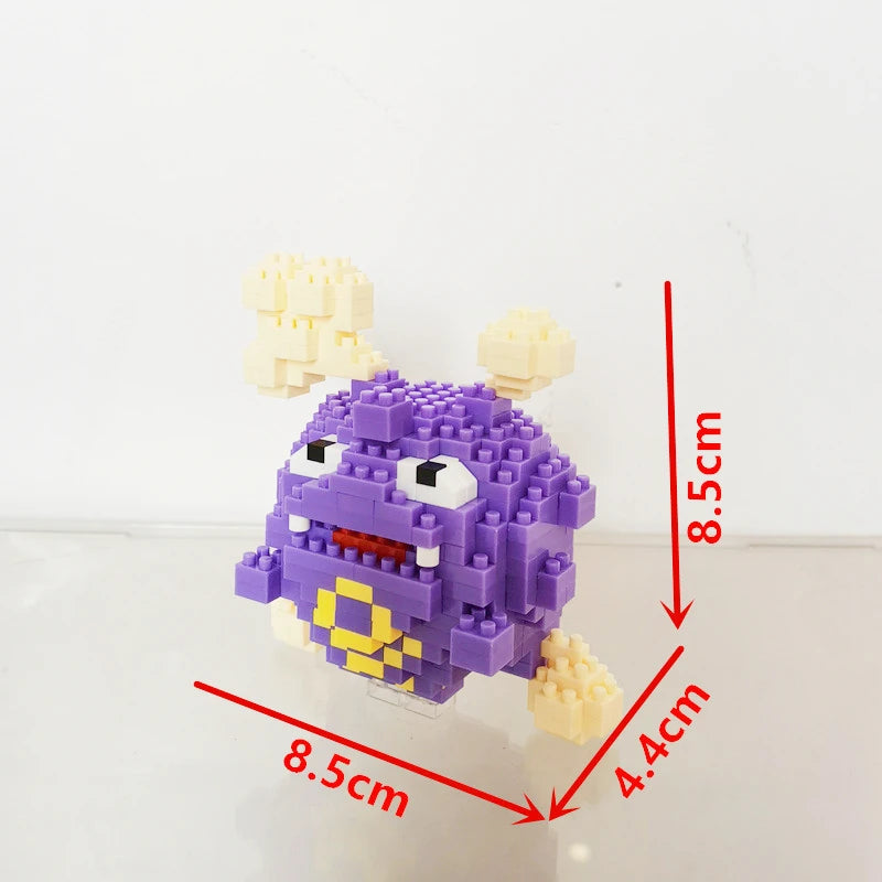 75 Style Pokemon Building Blocks Assembly Anime Picachu Charizard Doll Blastoise Bulbasaur Gengar Bricks Toy for Kid Gift