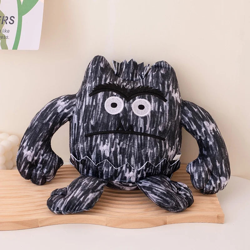 15/25cm 7pcs Kawaii Colorful Monster Plush Doll With Expression Monster Plushie Stuffed Toy For Boys And Girls Birthday Gifts