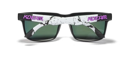 KDEAM Men's Polarized Sunglasses Square Casual Outdoors Sun Glasses Women Unisex Sunglass For Couple With Zipper Case