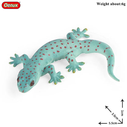 Oenux New Simulation Wild Reptile Animals Action Figures Lizard Model Figurines Kids Education Congnitive Scene Decoration Toy