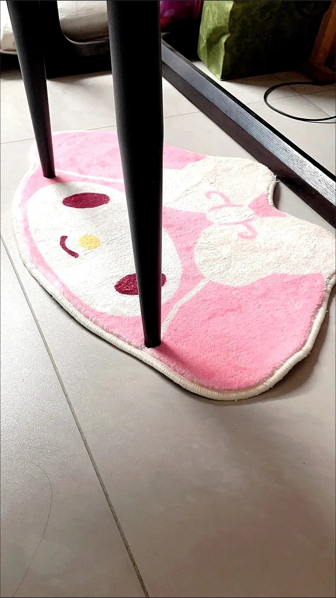 Kawaii My Melody Carpet Kawaii Home Soft Fur Rugs Girls Bedroom Living Room Floor Mat Doormat Decoration Cartoon Gift For Girl