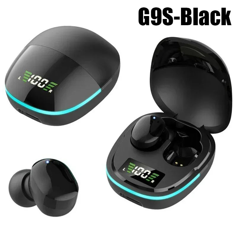 NEW TWS Fone Bluetooth Headphones with Mic LED Display Earbuds Wireless Bluetooth Headset Noise Cancelling Earphones