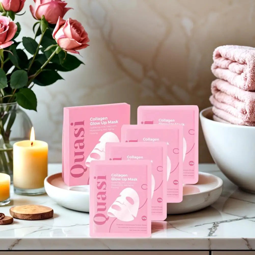 4Pcs Bio Collagen Overnight Mask Mild Korean Nourish Anti Aging Brightening Pore Minimizing Smooth Fine Line Reducing Mask 2026