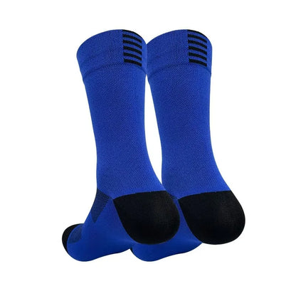 Jing Professional Cycling Socks Long Tube Men's and Women's Outdoor Sports Quick-Drying Four Seasons Bicycle Socks Running Socks