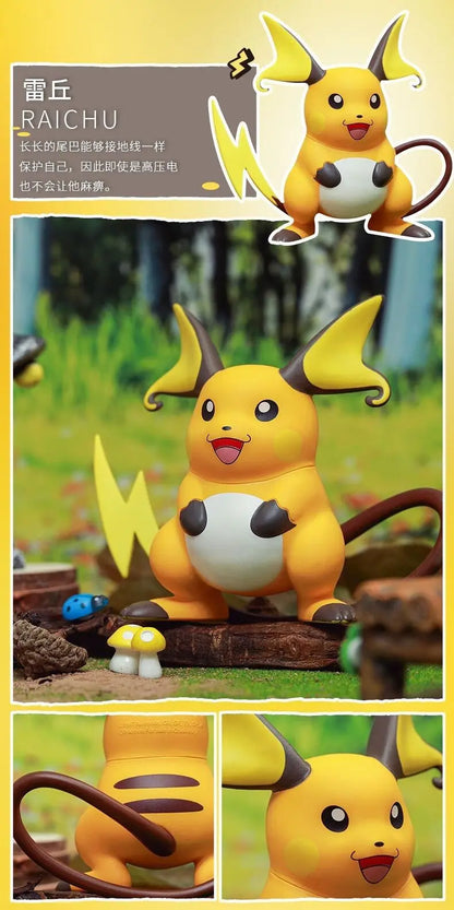 Hot Pokemon Anime Figures Kawaii Pikachu Pichu Togedemaru Alola Region Raichu Mimikyu Toys Model Collect Dolls Gift For Kids Boy
