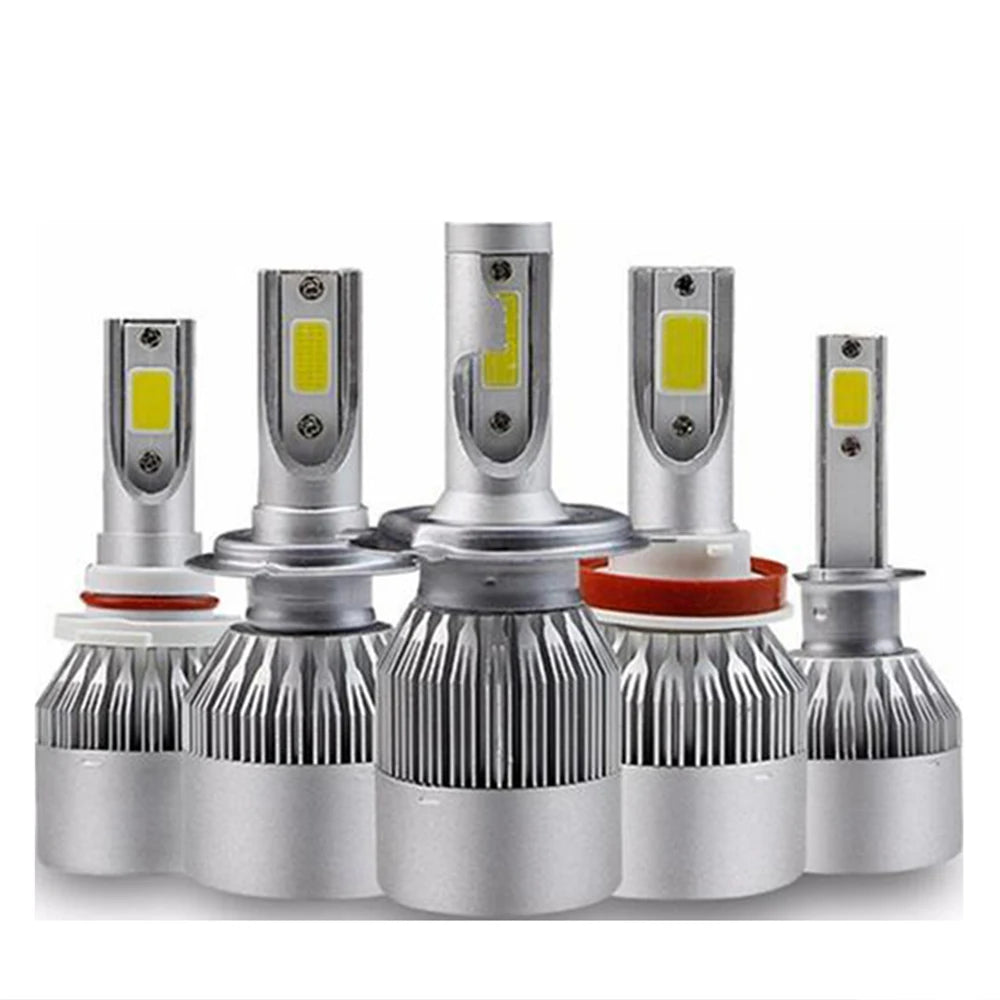 2pcs Led Bulb C6 H7 Automotive Led for Car Headlight H10 H4 H8 H9 H11 H13 9004 9005 9006 9007 880 H27 Lenses for Headlights