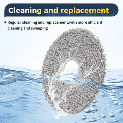 Mop Cloths For Xiaomi X10 Plus S10 Plus X20 Plus 5C 5 5Pro Omni 1S Omni 2 M30 Pro M30S OV31GL OV42CN OV21GL Vacuum Mop Parts