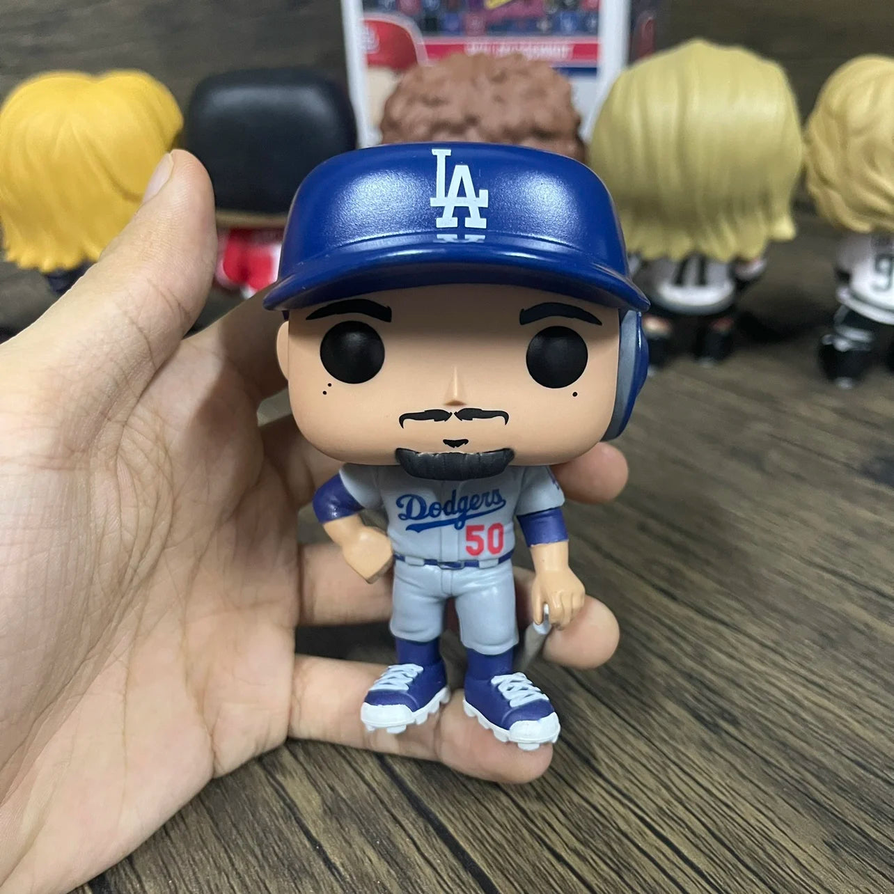 Baseballer Ice Hockey Star Athlete Action Figures Cute Cartoon Doll Desktop Ornament Gym Decoration Collectibles Toys Kids Gifts