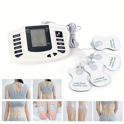 Full Body Tens Muscle Electrostimulator EMS Acupuncture Therapy Massage Relax Digital Meridian Physiotherapy Apparatus Full Set