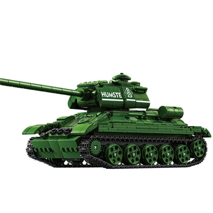 World War 2 WW2 Army Military Soldiers SWAT Half Tracked Armor Vehicle Trailer Assemble Building Blocks Bricks Children's Toys