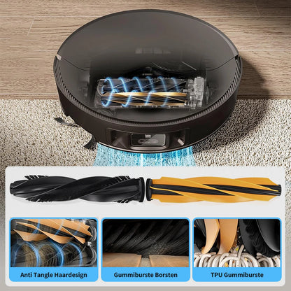 Main Brush Cover Kit Parts for Dreame X50/X50 Ultra/X50 Master/X50 Pro/S40 Enhanced/X40 Enhanced/L50 Pro Ultra Robot Vacuum