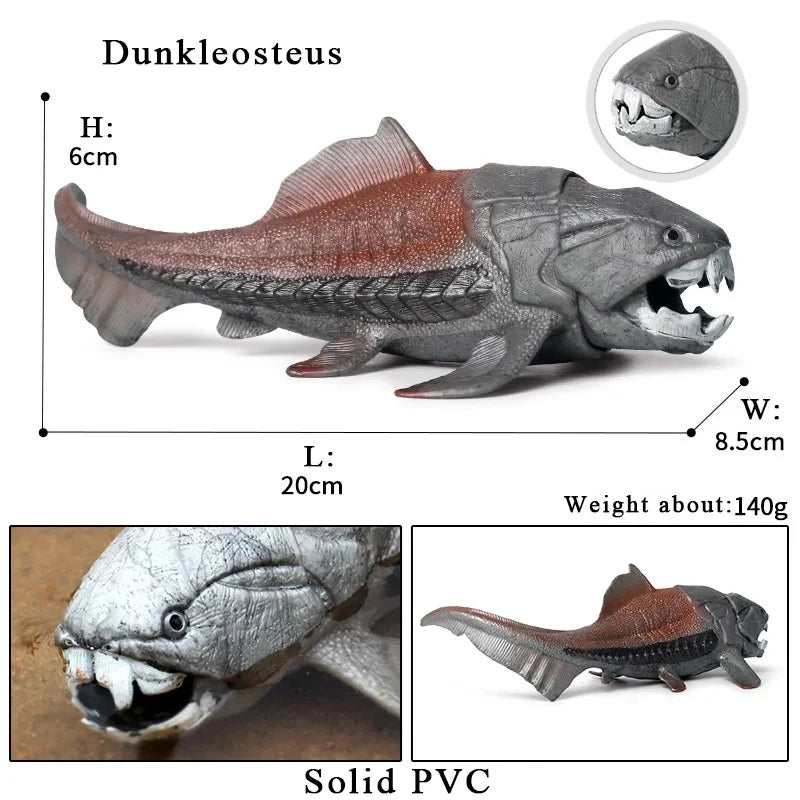 Oenux Prehistoric Savage Mosasaurus Megalodon Mammuthus Jurassic Dinosaurs Sea Life Animals Model Action Figures Toy Kids Gift