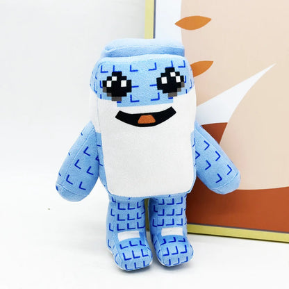 NEW Steal A Brainrot Esok Sekolah Plush Hot Game Peripheral Plushie Cute Cartoon No. 9 House Stuffed Doll Toy Gamer Fans Gift