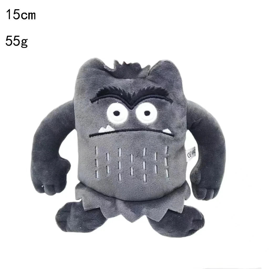 6pcs/set 6 Colors Kawaii The Color Monster Plush Doll Children Monster Color Emotion Plushie Stuffed Toy For Kids Birthday Gifts