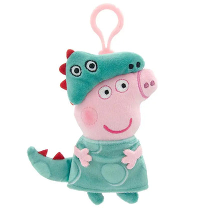 Genuine Peppa Pig George Stuffed Plush Toys High Quality Keyring Hot Cartoon Animal Keychain Doll Pendant Kids Christmas Gifts