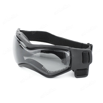 Dog Goggles Medium Small Breed Dog Sunglasses for Adjustable UV Protection Eyewear for Dog Puppy Outdoor Riding Driving