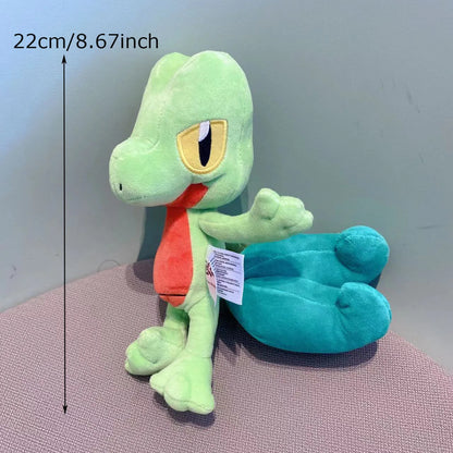 18-28cm Pokemon Plush Toy Grookey Sprigatito Oshawott Leafeon Espeon Morpeko Gonbe Mimikyu Anime Figure Peluche Toys