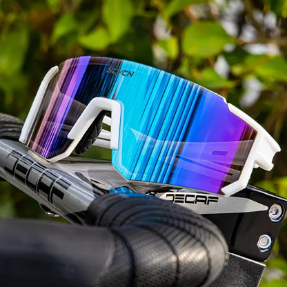 SCVCN New Outdoor Cycling Sunglasses Men Women MTB Driving Bike Glasses Sports Climbing Protective Glasses Bicycle UV400 Goggles