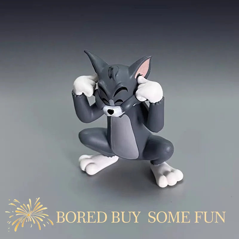 Car Dashboard Decor Interior with Adhesive Pads for Dashboard Desktop Ornament Classic Cartoon Figure Collection Car Accessories