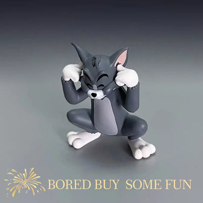 Car Dashboard Decor Interior with Adhesive Pads for Dashboard Desktop Ornament Classic Cartoon Figure Collection Car Accessories