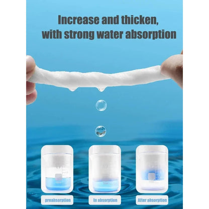 Reusable thickened face towel One pack of 50 pieces per pack Travel cleanser, wet and dry makeup remover, cotton soft fabric