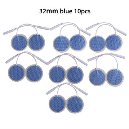 32mm Non-woven Fabric Electrode Pads Replacement For Tens EMS Nerve Muscle Stimulator Body Massager Patches