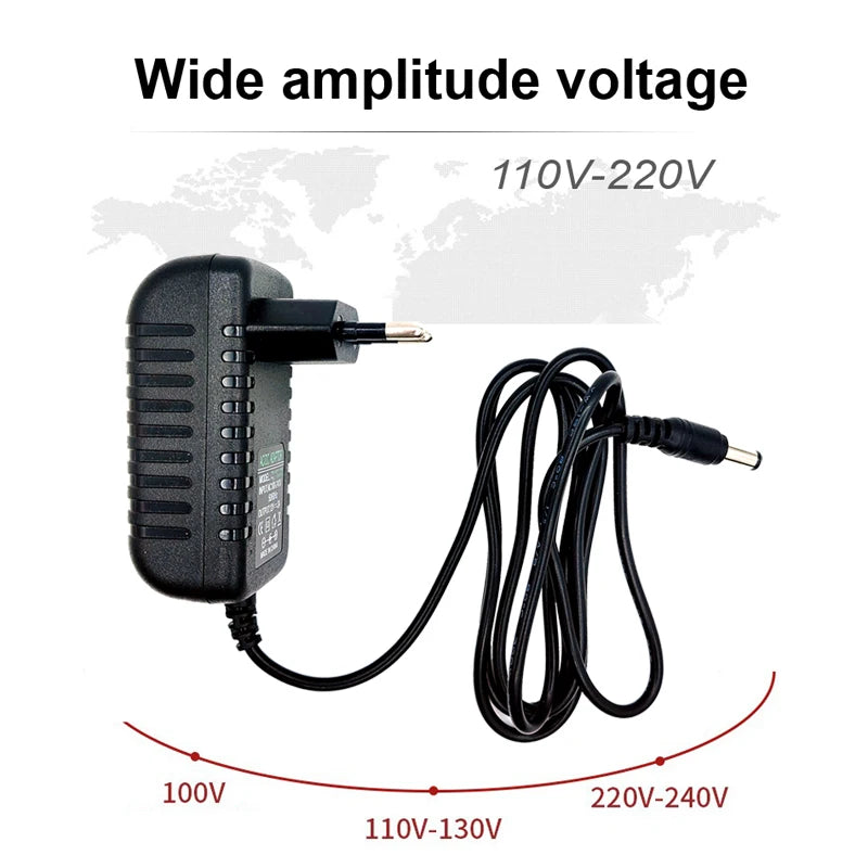 DC 12V 3A Power Adapter AC 100-240V Input Supply Charger Universal Switching Adapter Converter Plug for CCTV Camera DVR NVR LED