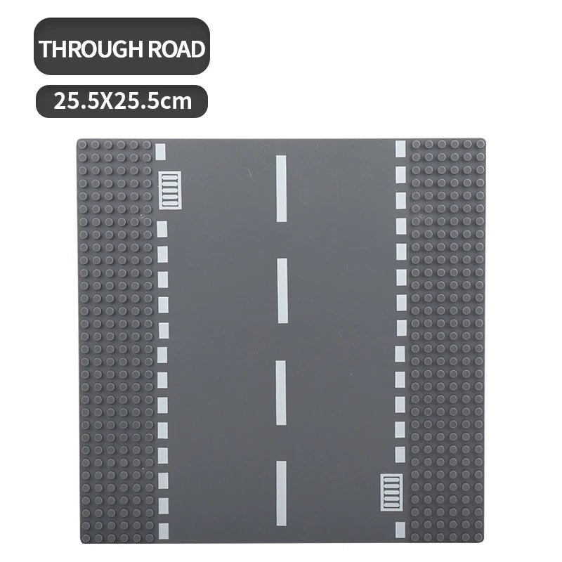 Classic Building Block Base Plate City View Traffic Road Figures Construction Toys Bricks 32Dots Plastic Baseplates Accessories