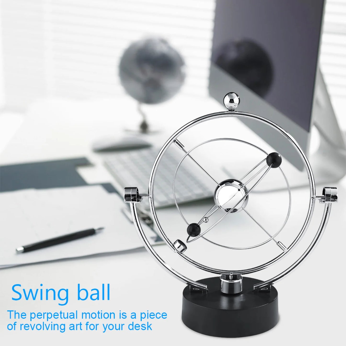 Celestial Eternal Motion Pendulum Home Office Desk Decoration Gift Newton Pendulum Leisure Stress Relieving Toy Adult Gift