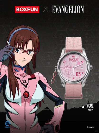 Original Boxfun Eva Evangelion The Final Mission Series Wrist Watch Blind Box Asuka Anime Peripheral Ornament Collection Gift