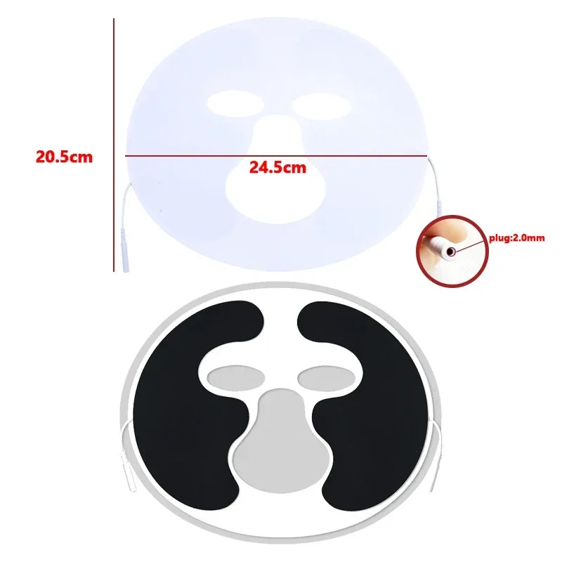 Facial Electrode Pads Gel Non-woven Patch Self-adhesive Acupuncture Electric Massager Digital Machine