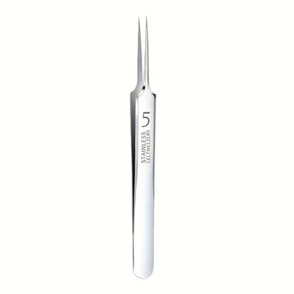 1/3pcs Extra Fine No. 5 Cellular Acne Blackhead Tweezers,Facial Beauty Remove Acne Needle Tools for Skin Care,Blackhead clip