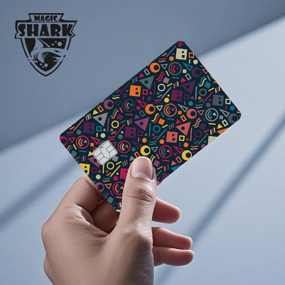 Magic Shark Kawaii Anime Tape Pig Dreamy Sticker Film Skin Cover for Debit Credit Bank Card Small Large Chip