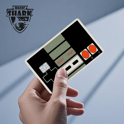 Magic Shark Fashin King Poker Money Game Controler Dragon 3M Matte Thin Sticker Film Skin for Debit Bank Credit Card