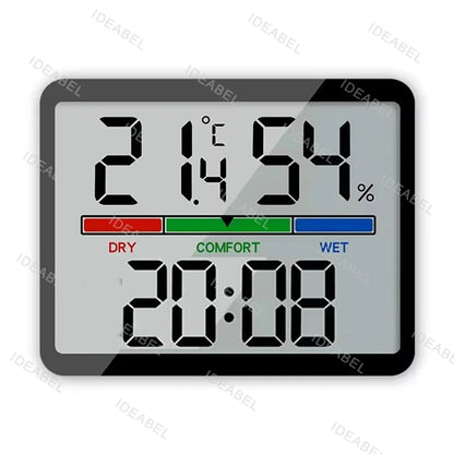 LCD Digital Thermometer Hygrometer Indoor Room Electronic Temperature Humidity Meter Sensor Gauge Weather Station For Home ﻿