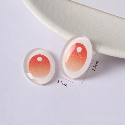 18pcs For Labubu Eye Accessories Simulation Glass Eye Patches Dolls Accessories
