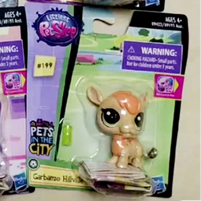Hasbro Littlest Pet Shop Doll Toys Original Cute Animal Action Figure Mini Dolls Q Pets Toy Children Birthday Gifts Collection