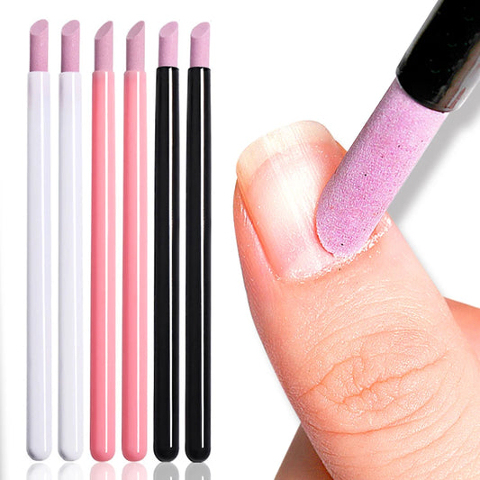 Quartz Stone Scrub Nail File Rods Cuticle Remover Dead Skin Remover Perfect Gift Lightweight Portable Handy Use Manicure Tools