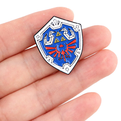 Link Enamel Pins Anime Games Lapel Pin Brooches for Backpack Collection Manga Badges Jewelry Accessories