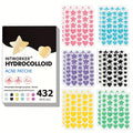 432 Colorful PE Pimple Patches Cute Star Shaped Pimple Cover Sticker Invisible Pimple Cover Removal Pimple Patch
