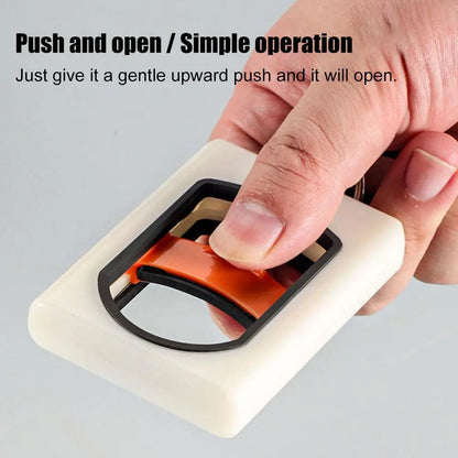 Square Cable Tie Organizer Fluorescent Cable Tie Organizer Portable Reusable Storage Cable Tie Holder Cable Tie Storage Tool