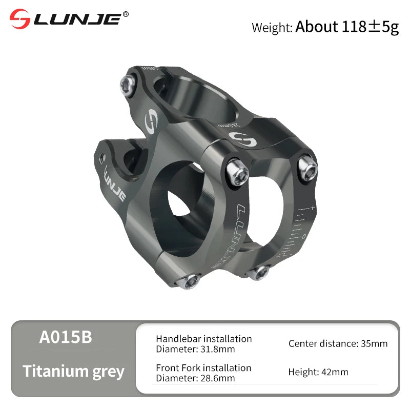 MTB Road Bike Stem CNC Mountain Bicycle Bridge Short Power 31.8mm High Strength Climbing Riser