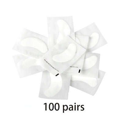 20/50/100pcs Eye Patches Eyelash Extension Under Eye Pads Makeup Eyelash Patches Tip Stickers Pads For Eyelash Extension Makeup