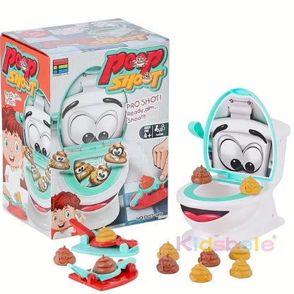 1 PC Shoot The Poop Funny Party Toy Christmas Gift Fun And Quirky Shooting Poop Toy Interactive Tabletop Game For Kids Adults