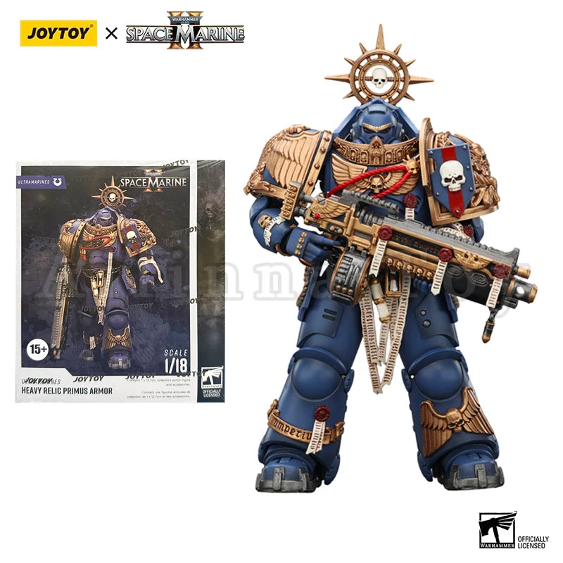 JOYTOY 1/18 Action Figure The Horus Heresy 40K New Ultra Squads & Mechas Lieutenant Titus Anime Military Model