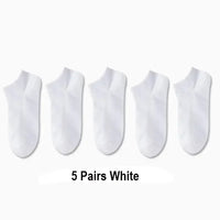 5 Pairs White