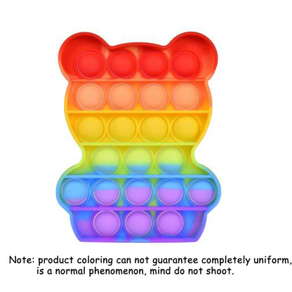 2Pcs Hot Push Bubble Fidget Toys Sensory Autism Special Needs Stress Reliever Squeeze Decompression Toy Fidget Toys For Kids