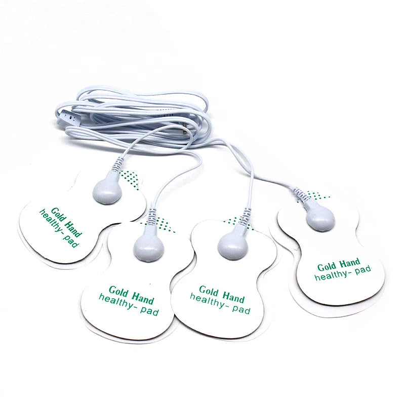2/4 Way 2.5mm Button  Electrode Tens Cable Conductive Line Wire for Digital Tens Machine Body Massager for Electrode Pads