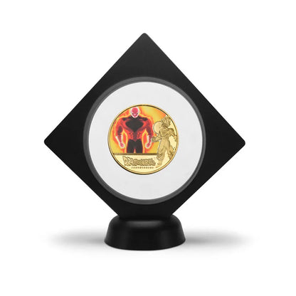Dragon Ball Gold Plated Gold Coin Son Goku Vegeta Commemorative Coins Children Classic Anime Peripherals Collection Toy Souvenir