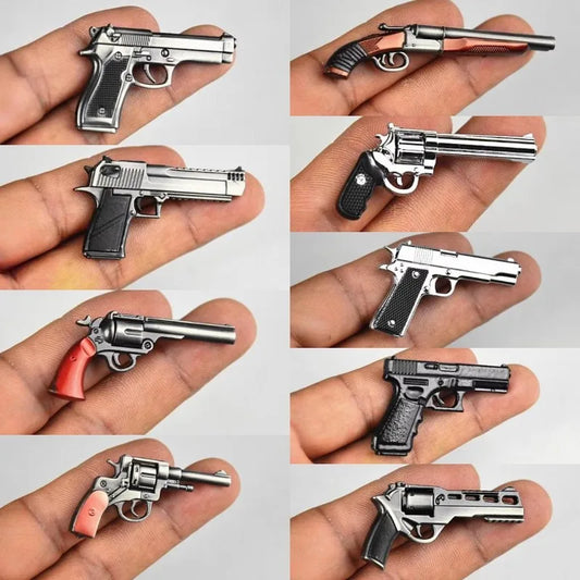 1/6 Scale Miniature Gun Plastic Rifle Set Assembly P92 M1911 98K MP5K Model Not Fired for 12" Action Figure Doll Accessories